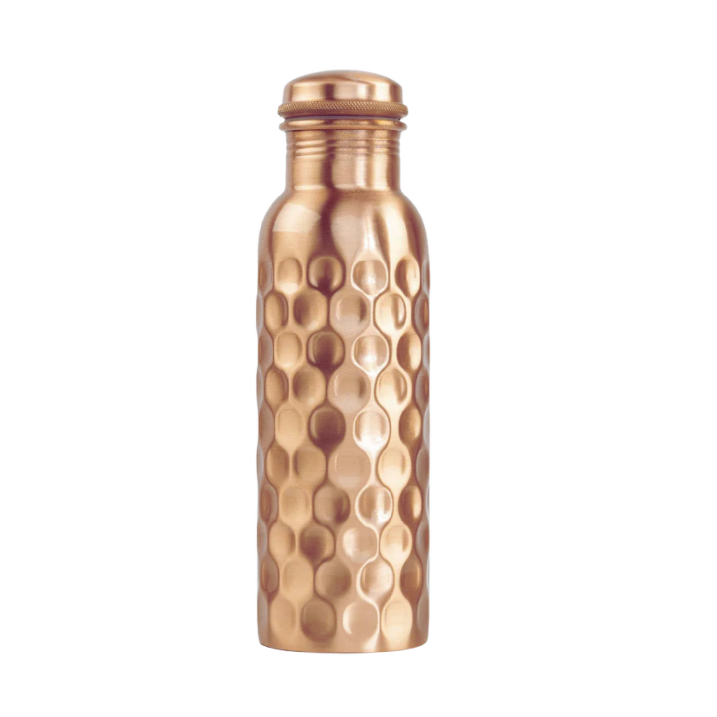 Hammered Copper Bottle Ayurvedic Elegance and Bohemian Spirit.