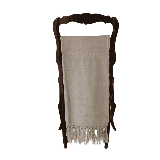 Châle (Rebozo) beige texturé Nature et protection intemporelles