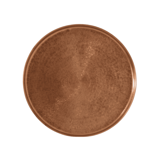 Hammered copper tray: Ø 38 cm
