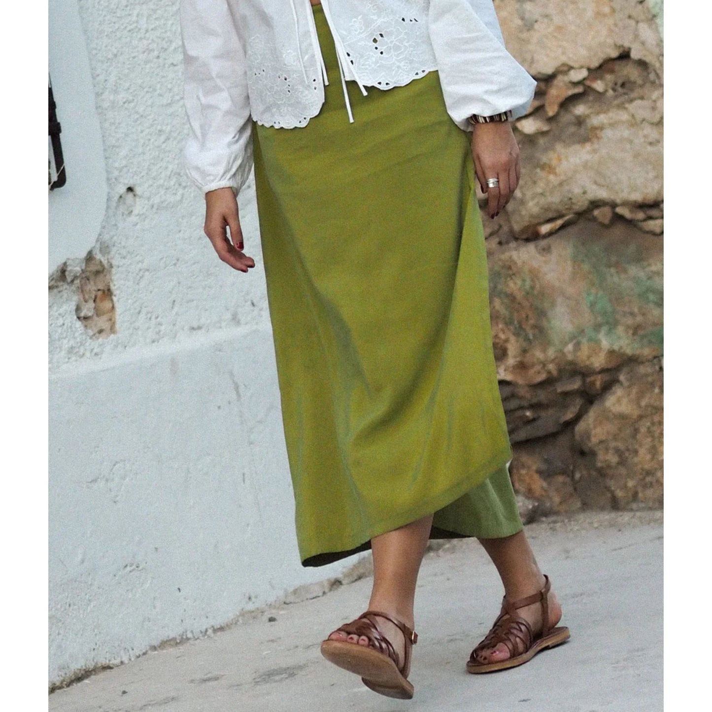 Bohemian leather sandals | TACO model